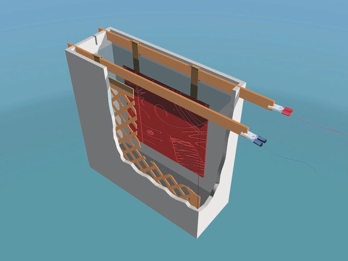 09 3D drawing of the electrolytic tank