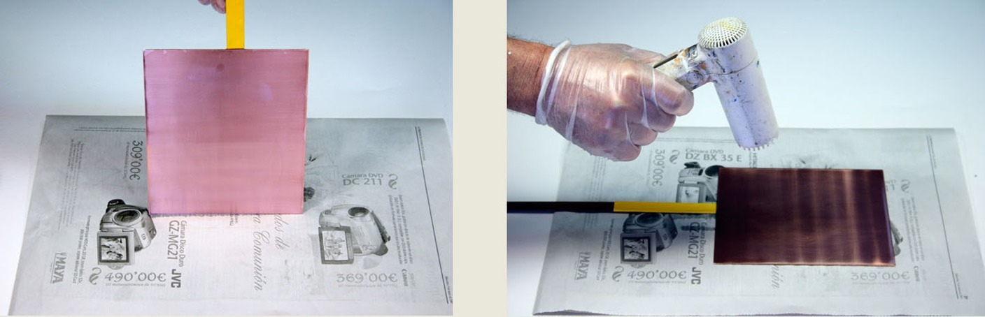 11-A Secado Barniz acrílico