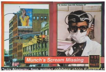 21Keith Howard 4 planchas de film defotopolímeo Munch's Scream Missing